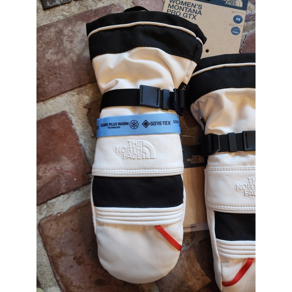 The North Face Womens Montana Pro GTX Mittens White XS Gore-Tex Warmth - Picture 7 of 10